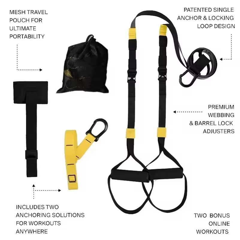 Suspension Trainer Trx - حزام تدريب معلق للياقة البدنية وزيادة