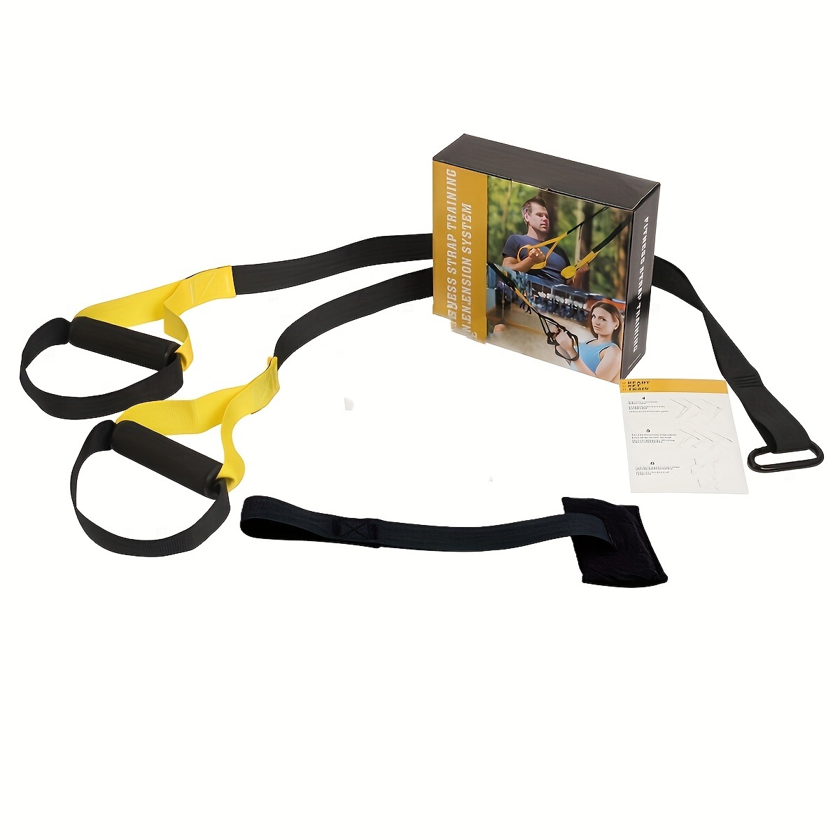 Suspension Trainer Trx - حزام تدريب معلق قابل للتعديل، أشرطة