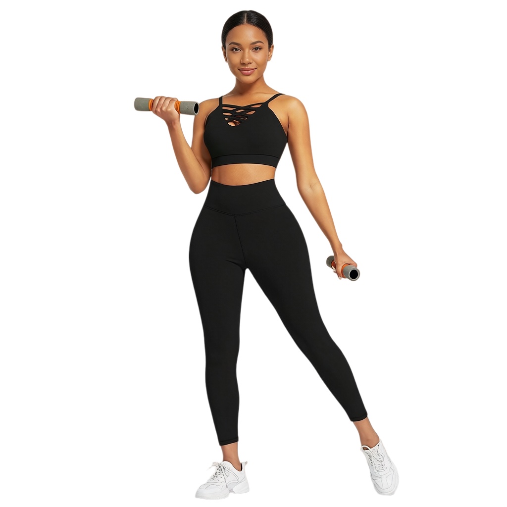 Fitness Yoga - طقم يوجا نسائي من 3 قطع