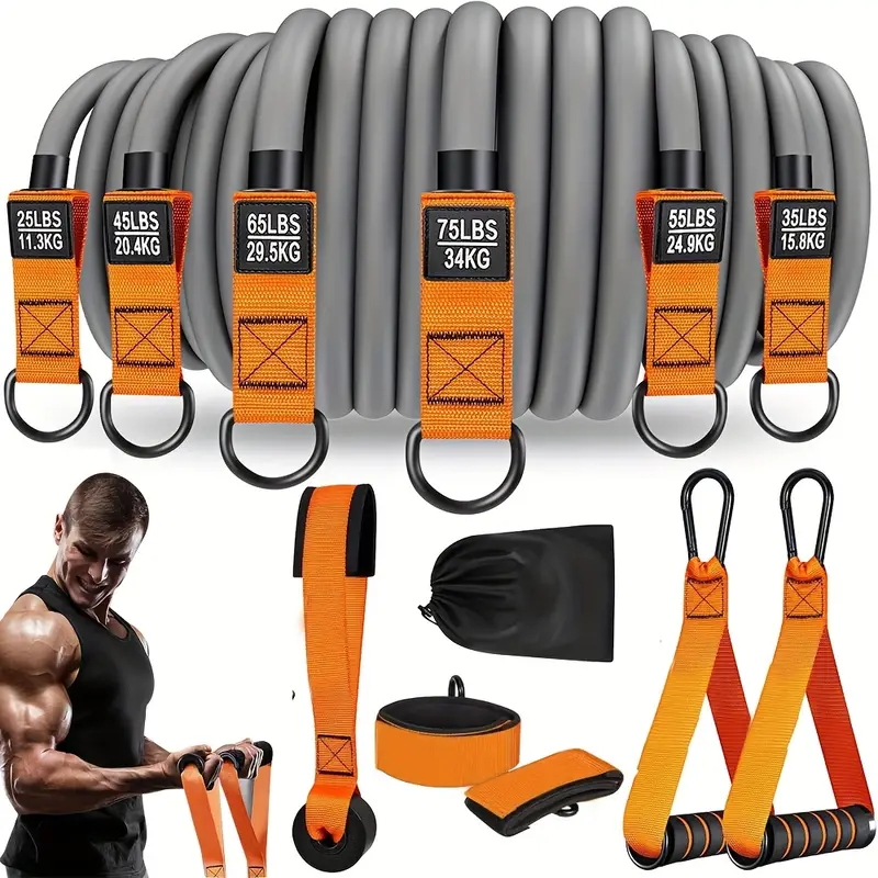 Suspension Trainer Trx - حزام مقاومة بمقبض: يستخدم لتدريب العضلات،