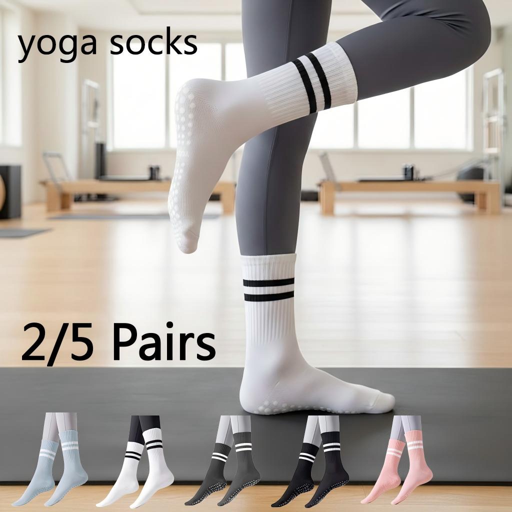 جوارب يوجا نسائية مضادة للانزل - مراجعة Yoga Fitness Workout وسعره