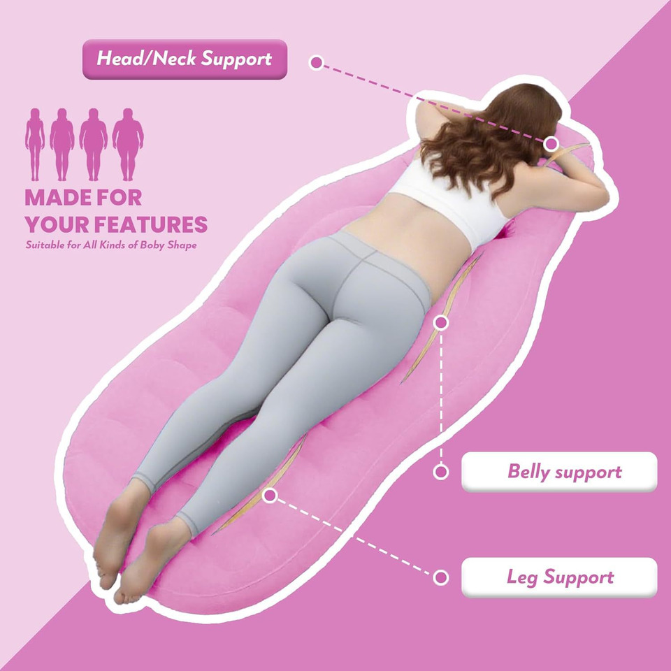 وسادة نوم قابلة للنفخ للحوامل، - مراجعة Yoga Fitness Mat وسعره